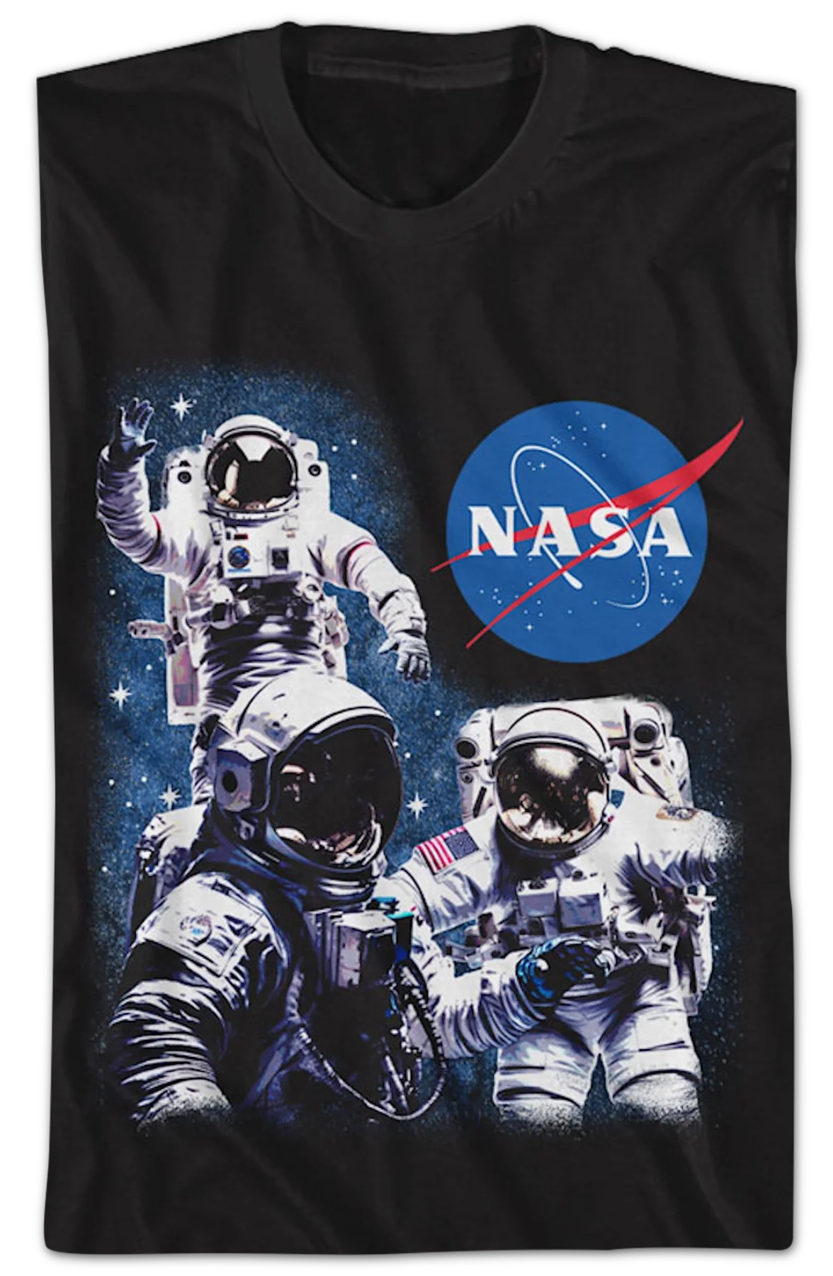 Astronaut Collage NASA T-Shirt - Image 2
