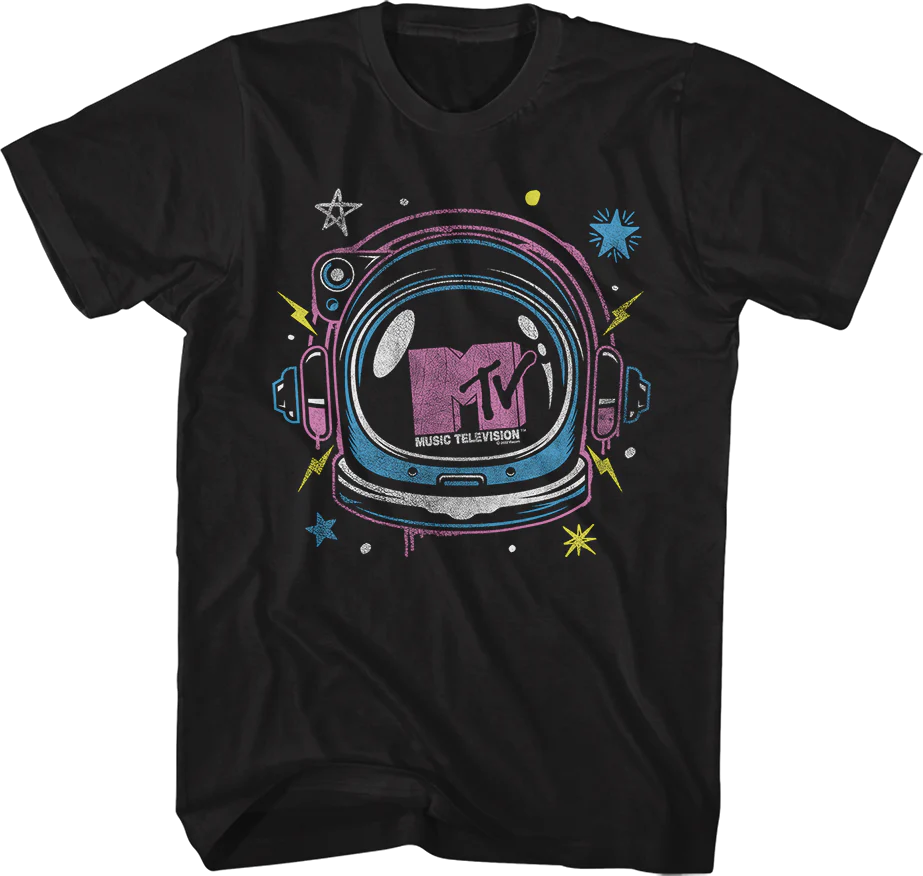 Astronaut Helmet MTV Shirt