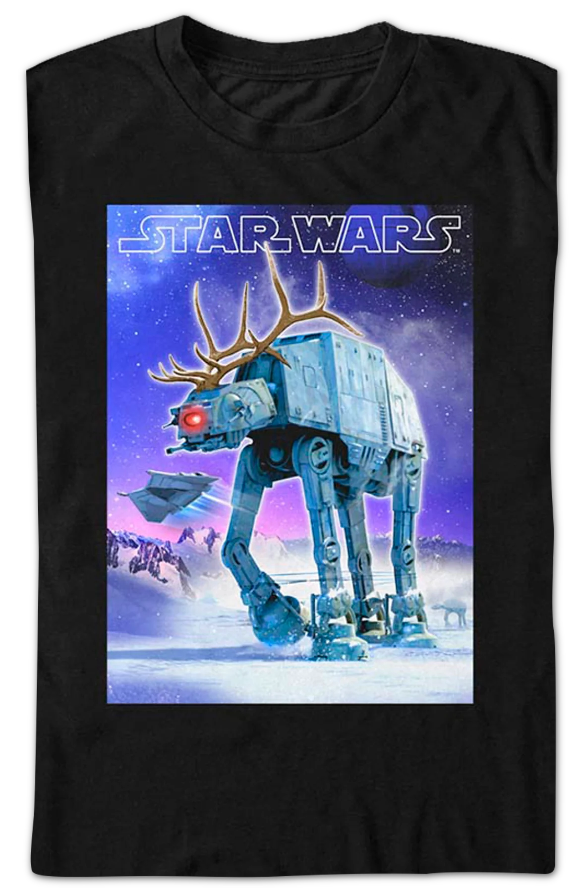 AT-AT Reindeer Star Wars T-Shirt - Image 2