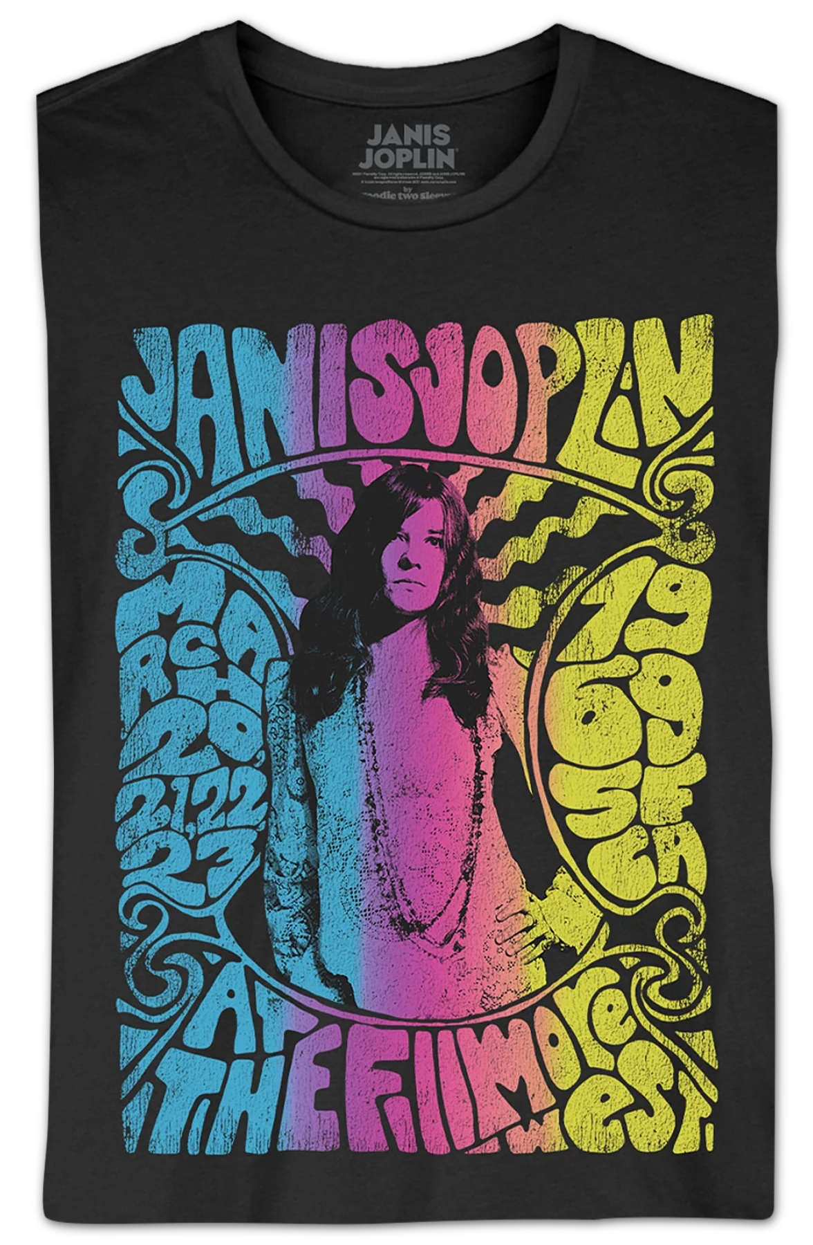 At The Fillmore West Janis Joplin T-Shirt - Image 2