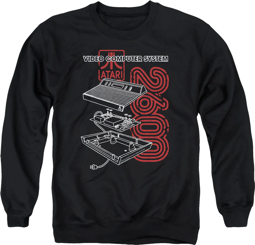 Atari 2600 Video Computer System Sweatshirt