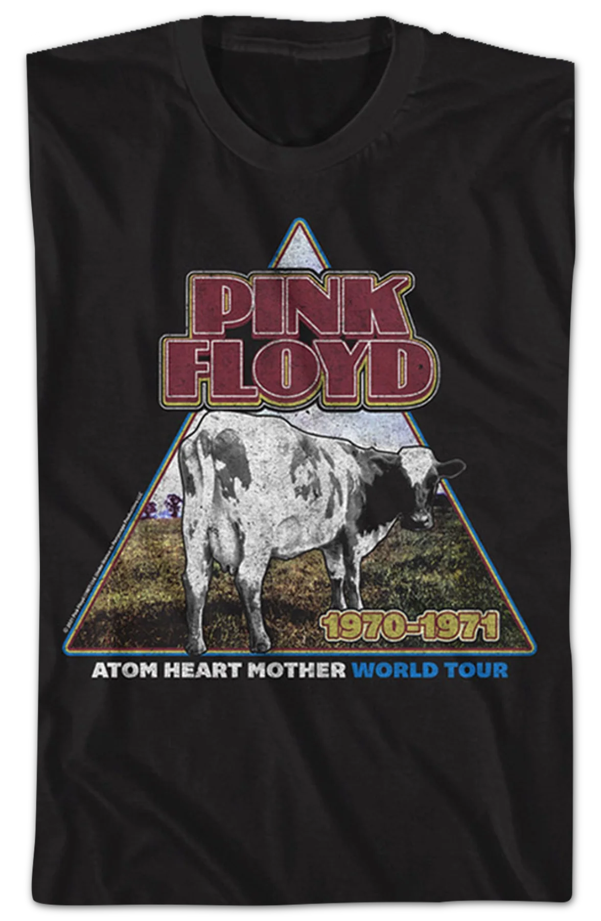 Atom Heart Mother World Tour Pink Floyd T-Shirt - Image 2