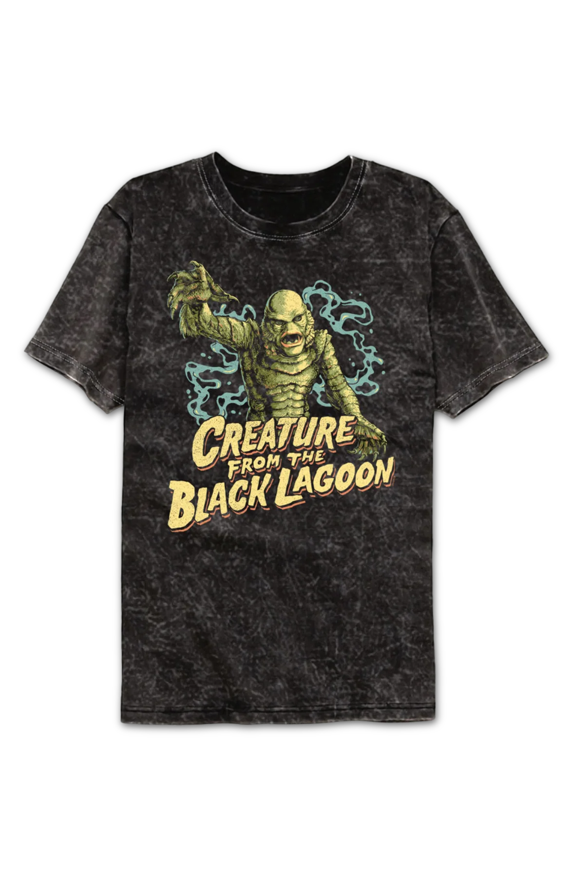 Attack Pose Creature From The Black Lagoon Mineral Wash T-Shirt - Image 2