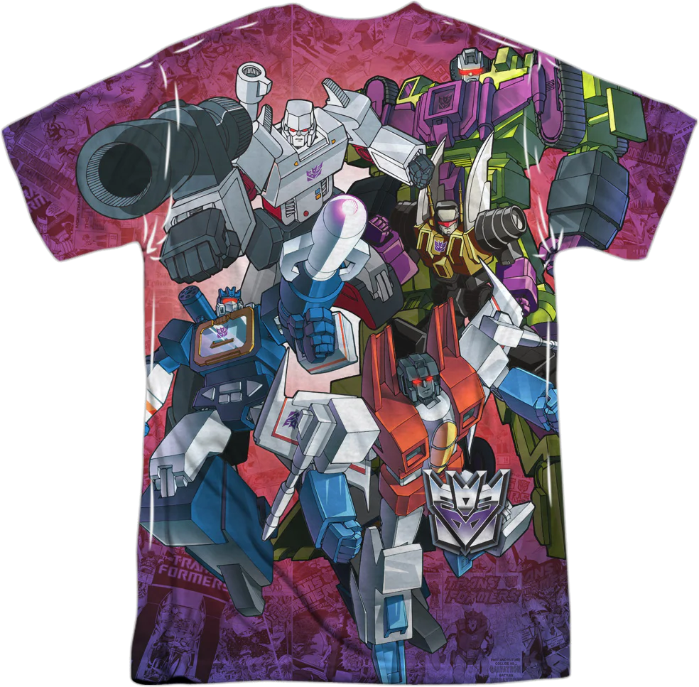 Autobots Battle Decepticons Transformers T-Shirt - Image 3
