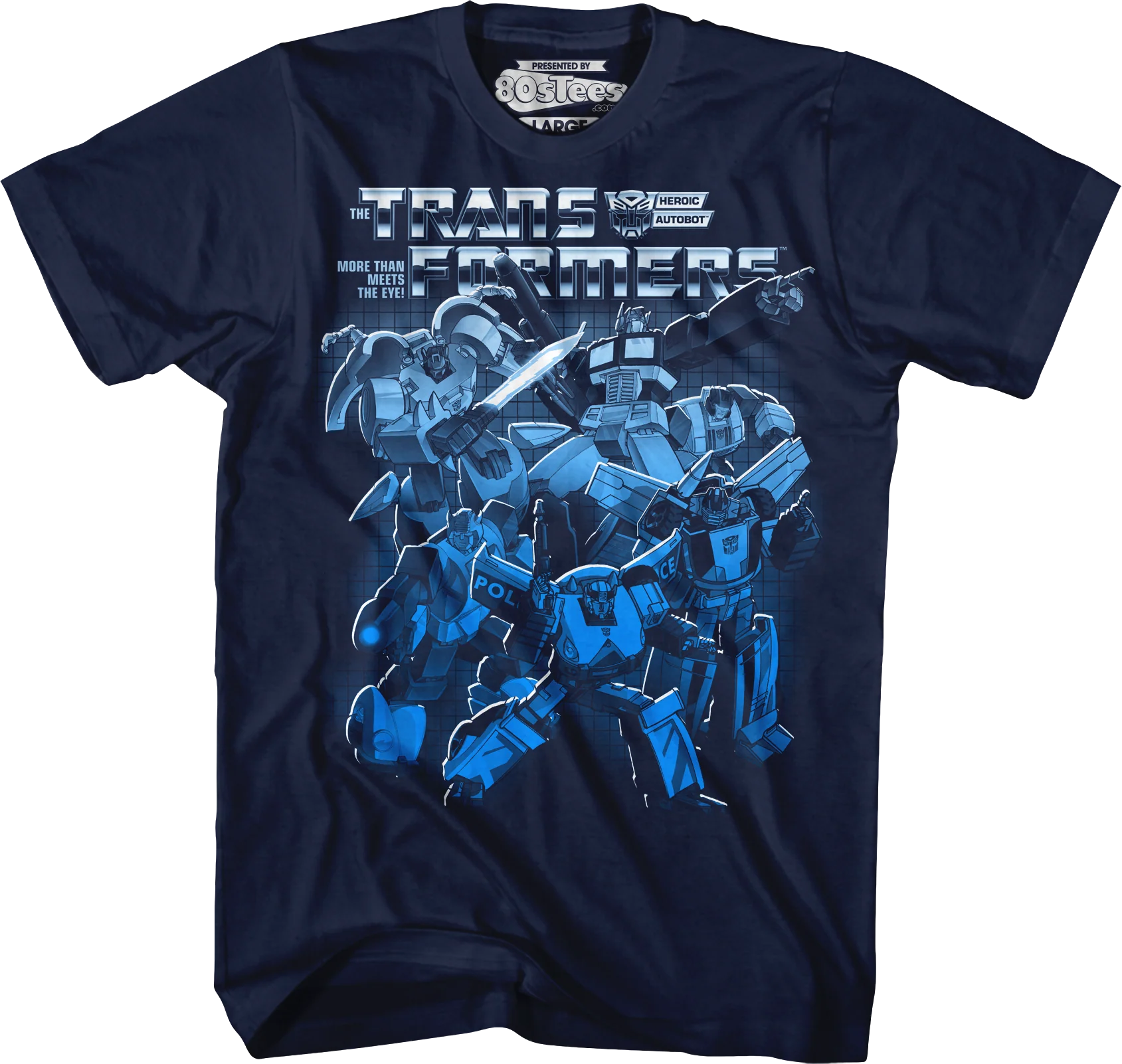 Autobots Blue Collage Transformers T-Shirt