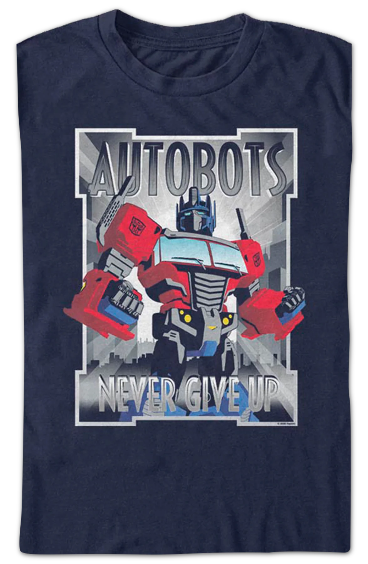 Autobots Never Give Up Transformers T-Shirt - Image 2