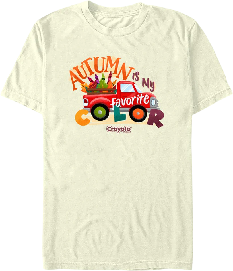 Autumn Is My Favorite Color Crayola T-Shirt