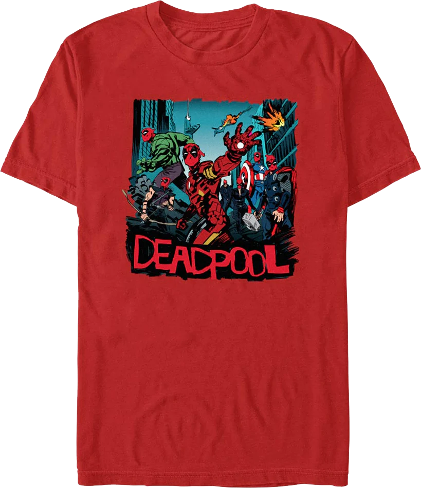 Avenger Deadpool Marvel Comics T-Shirt