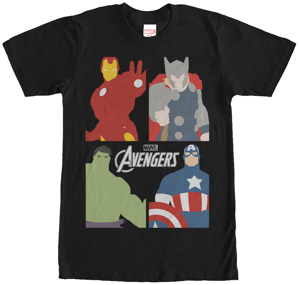 Avengers Portraits Marvel Comics T-Shirt