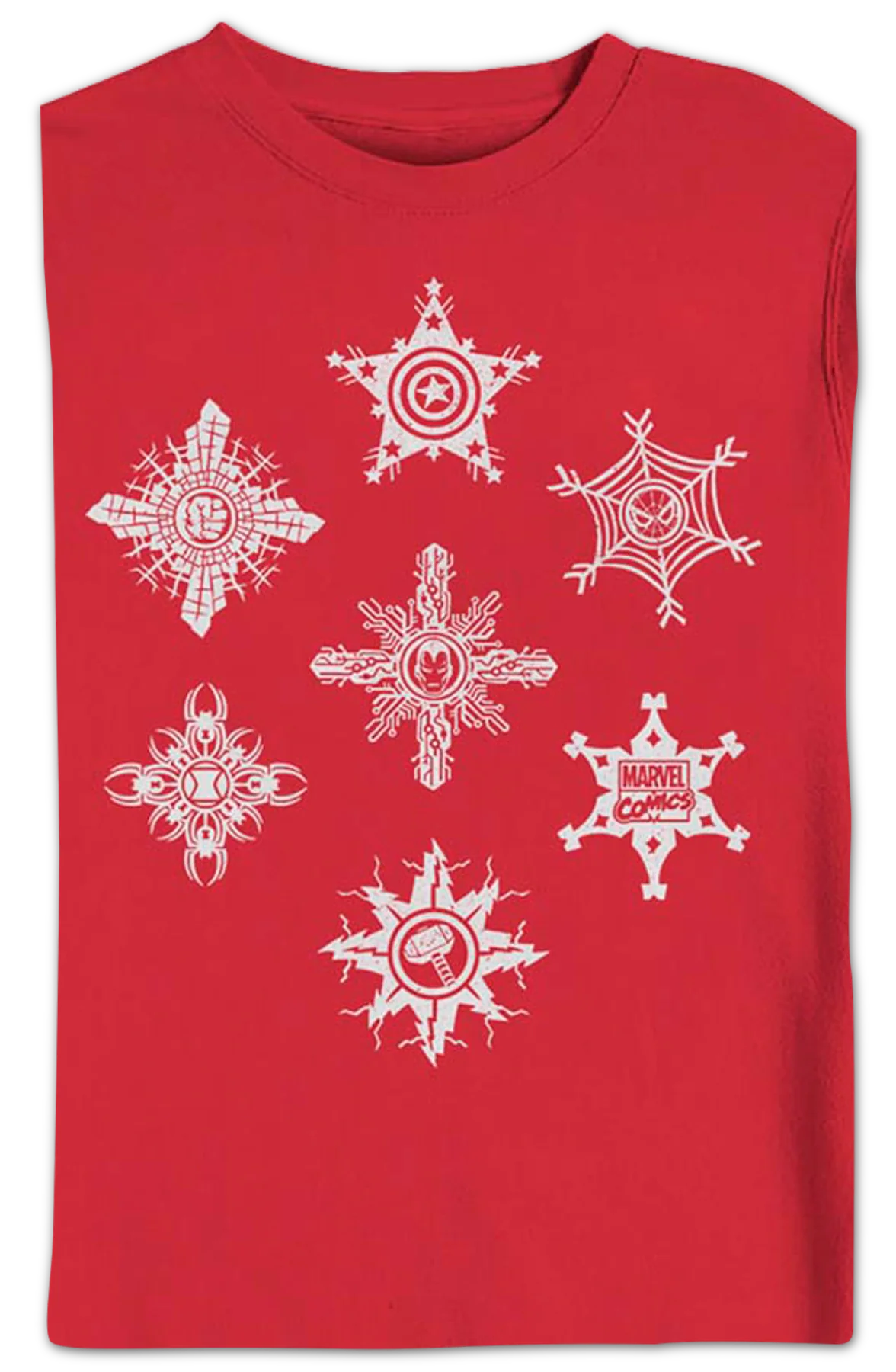 Avengers Snowflake Logos Marvel Comics Sweatshirt - Image 2