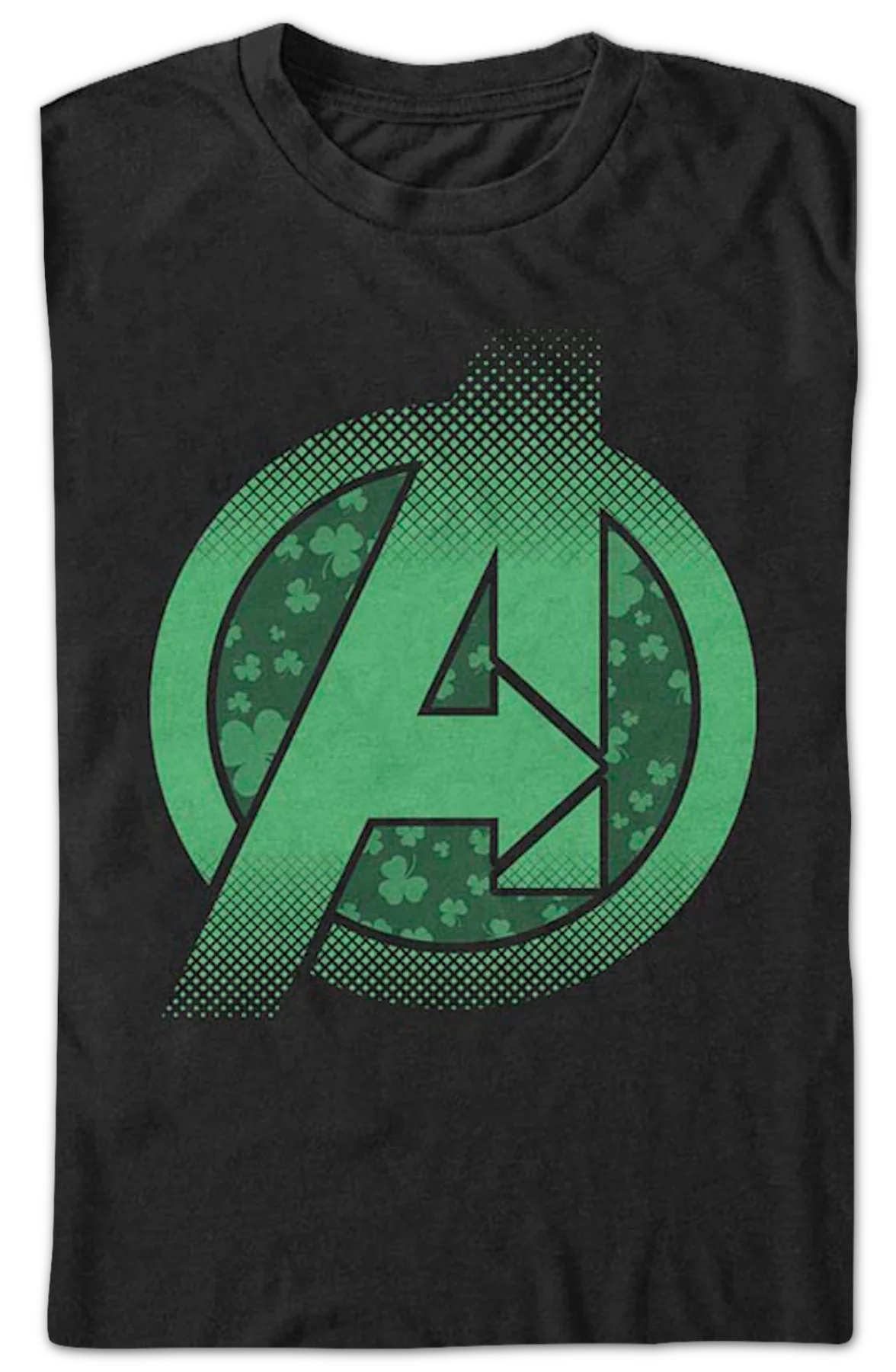 Avengers St. Patrick's Day Logo Marvel Comics T-Shirt - Image 2
