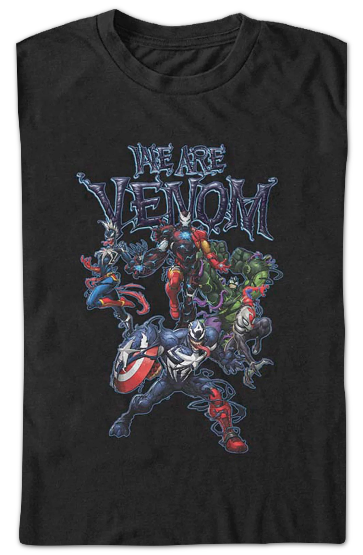Avengers We Are Venom Marvel Comics T-Shirt - Image 2