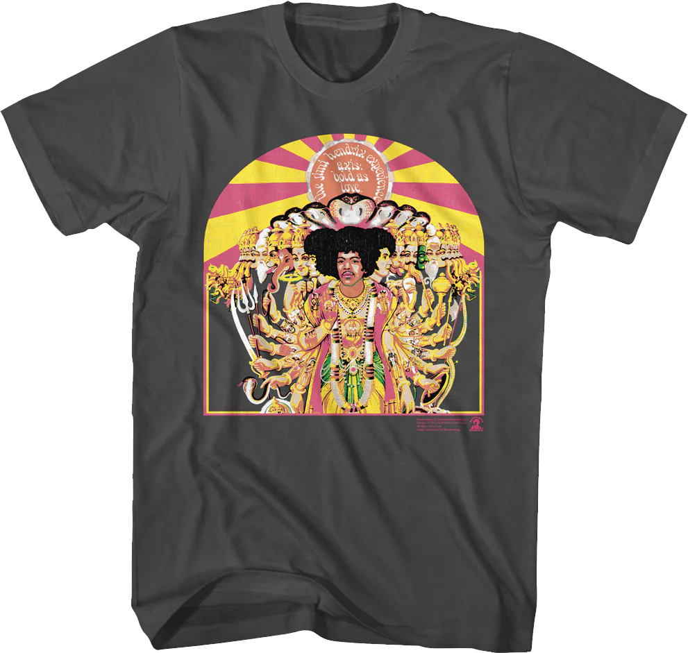 Axis Bold As Love Jimi Hendrix T-Shirt