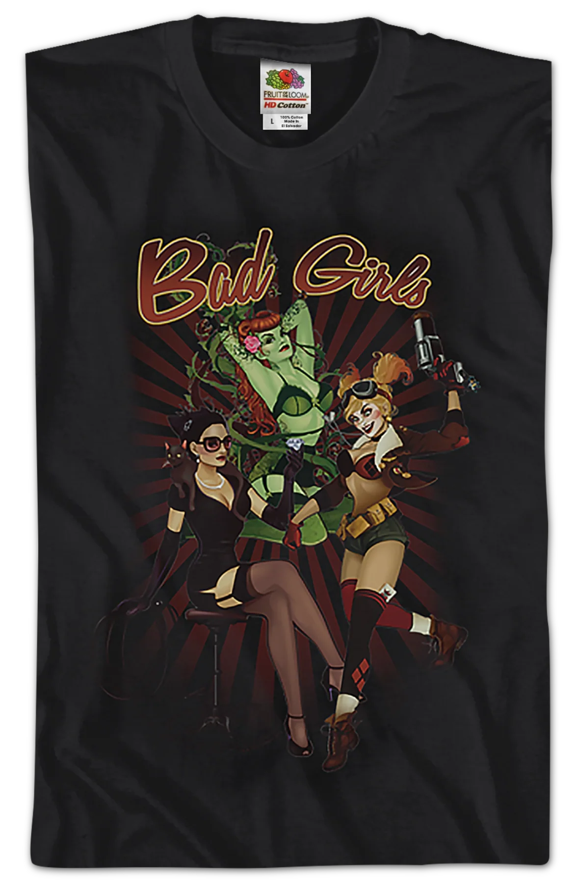 Bad Girls DC Comics T-Shirt - Image 2