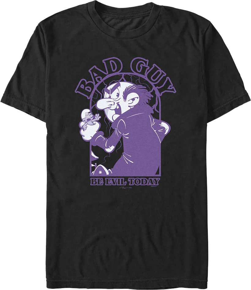 Bad Guy Be Evil Today Smurfs T-Shirt