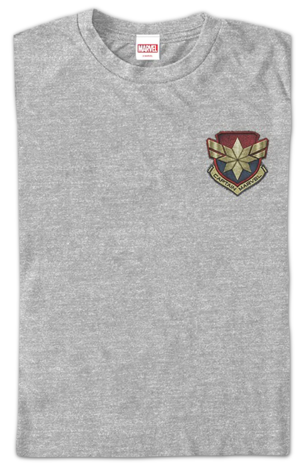 Badge Captain Marvel T-Shirt - Image 2