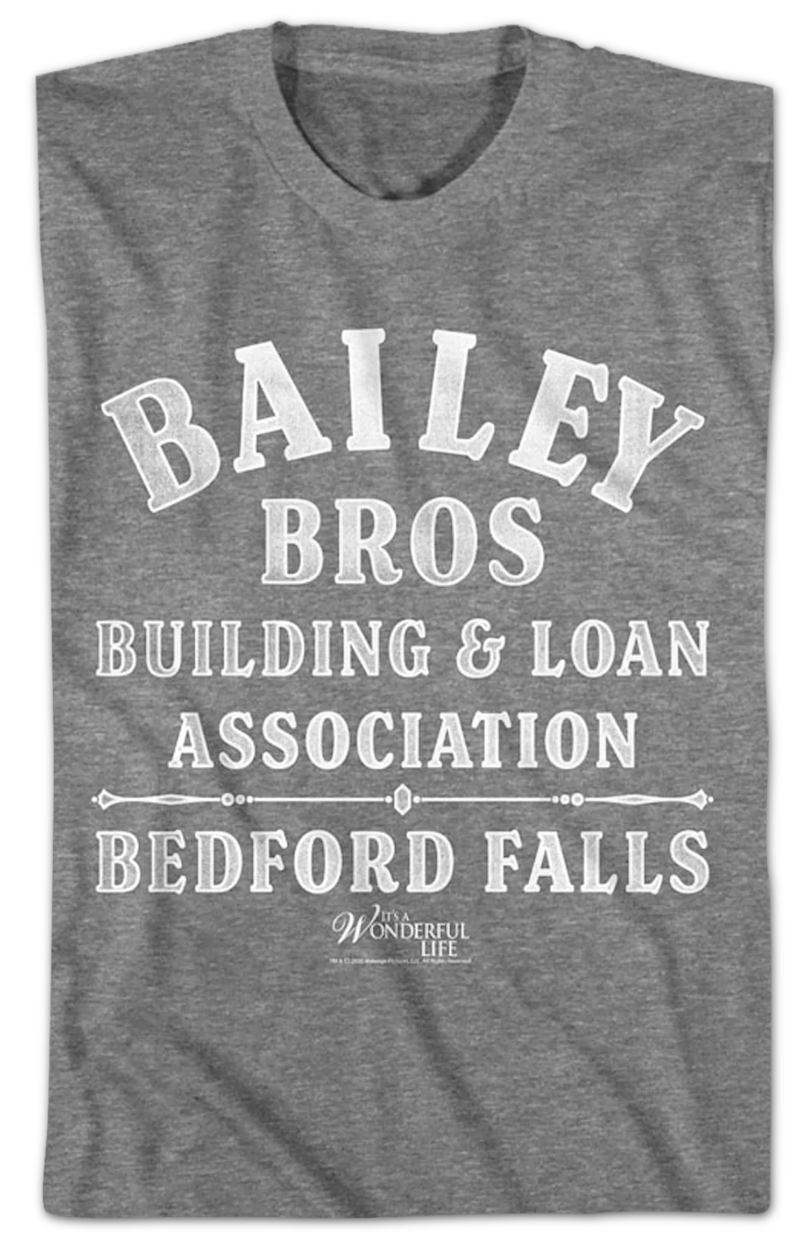 Bailey Bros. Building & Loan Association It's A Wonderful Life T-Shirt - Image 2