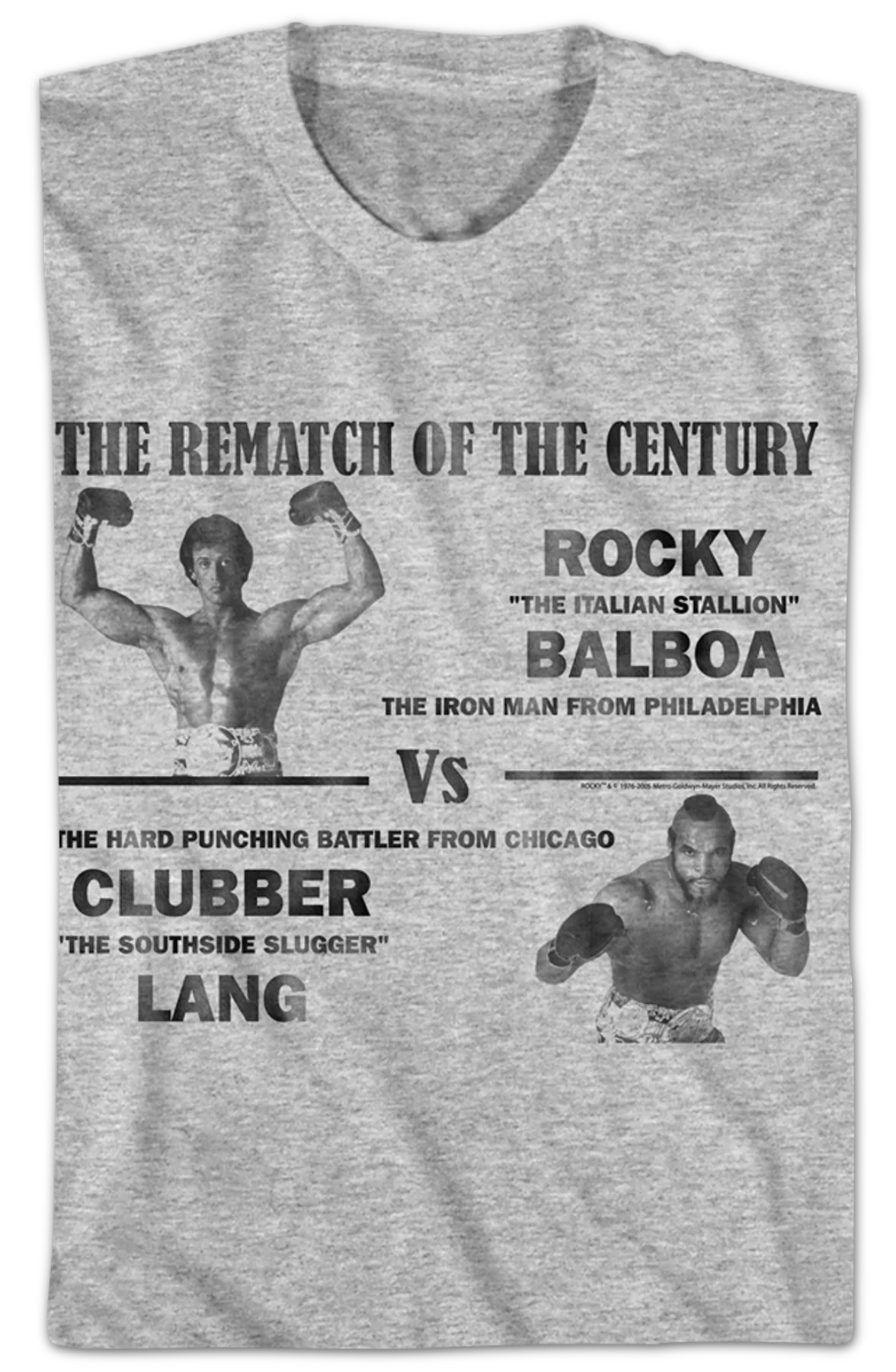 Balboa vs Lang Rematch of the Century Rocky T-Shirt - Image 2