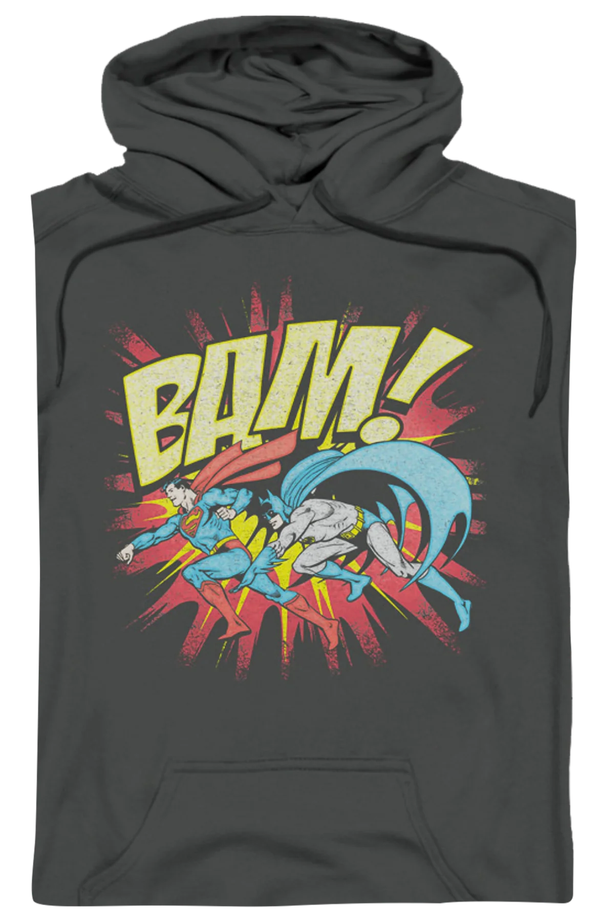 Bam Batman and Superman DC Comics Hoodie - Image 2