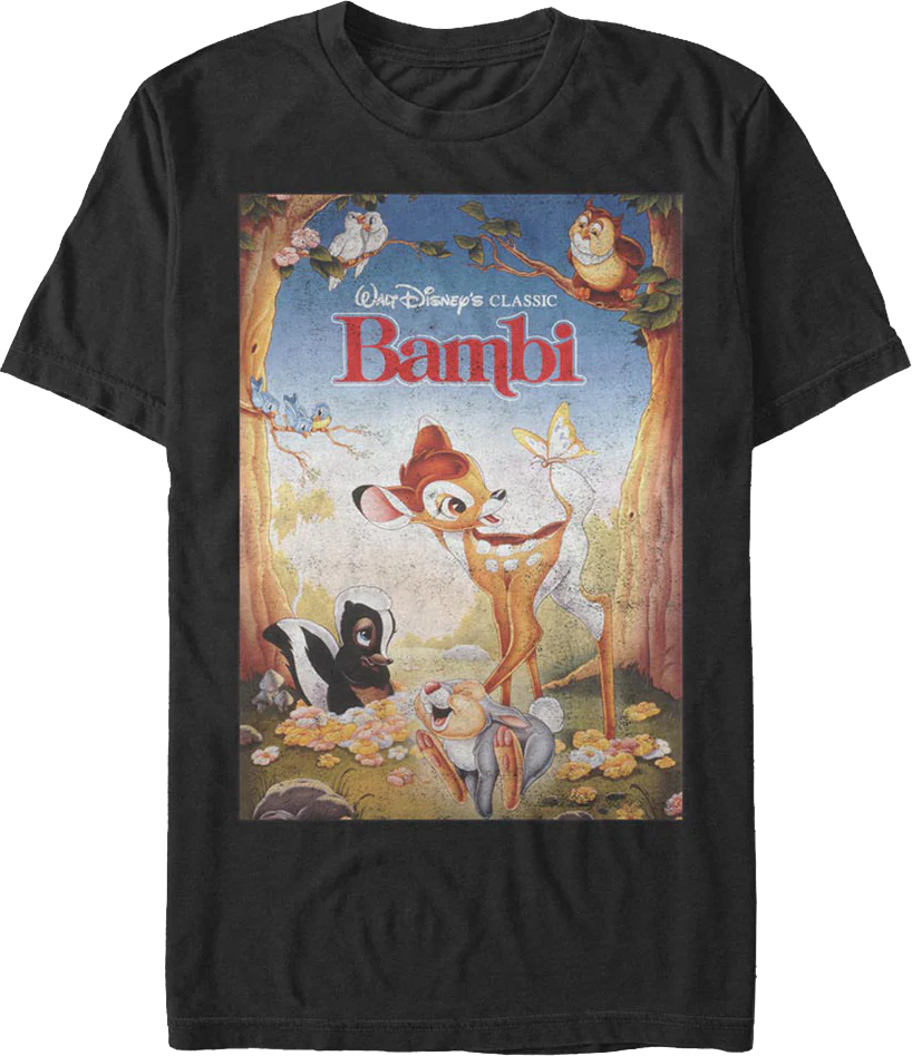 Bambi Poster Disney T-Shirt