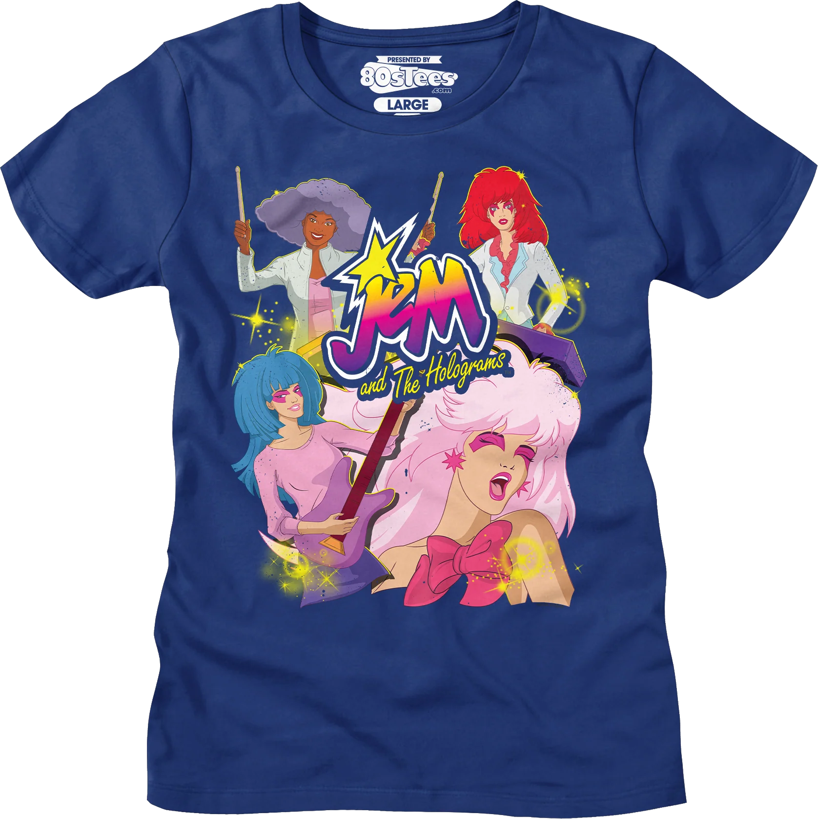 Band Collage Jem And The Holograms T-Shirt - Image 10