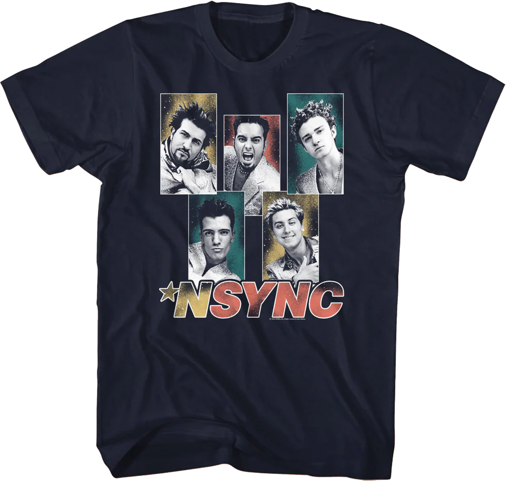 Band Member Boxes NSYNC T-Shirt