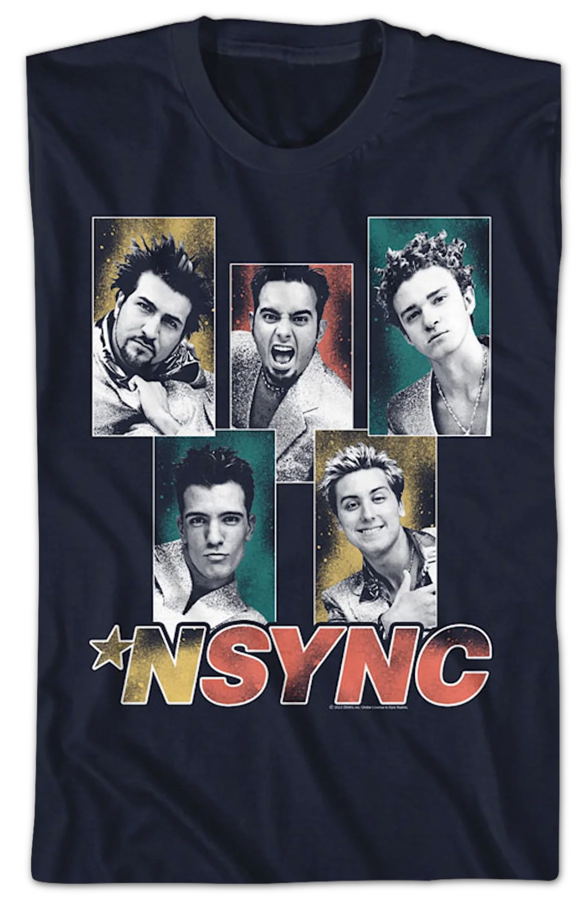 Band Member Boxes NSYNC T-Shirt - Image 2