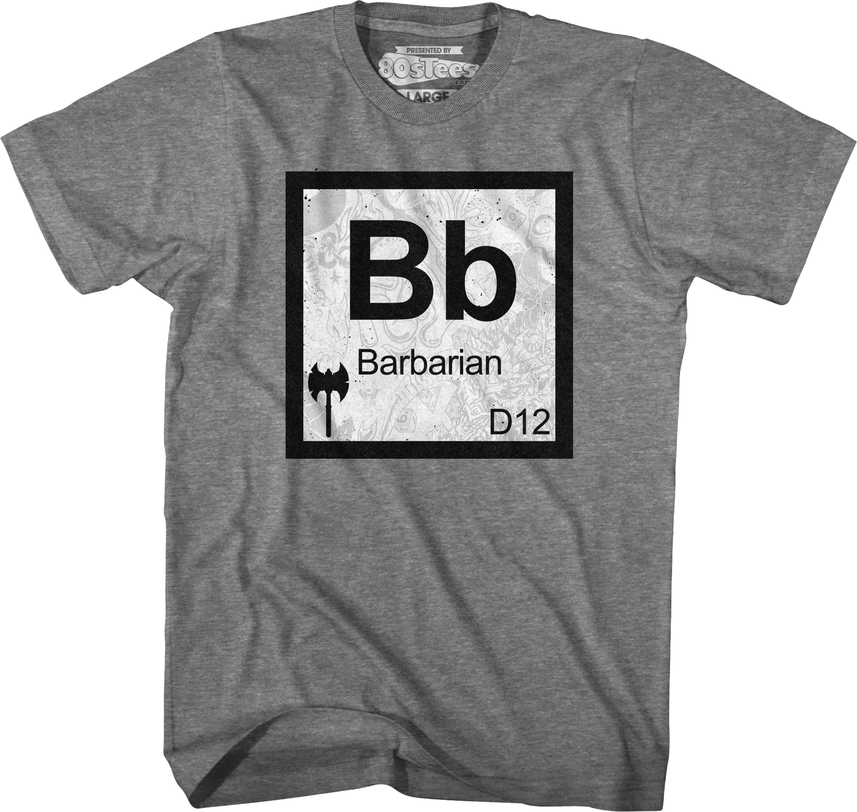 Barbarian Element Symbol Dungeons & Dragons T-Shirt