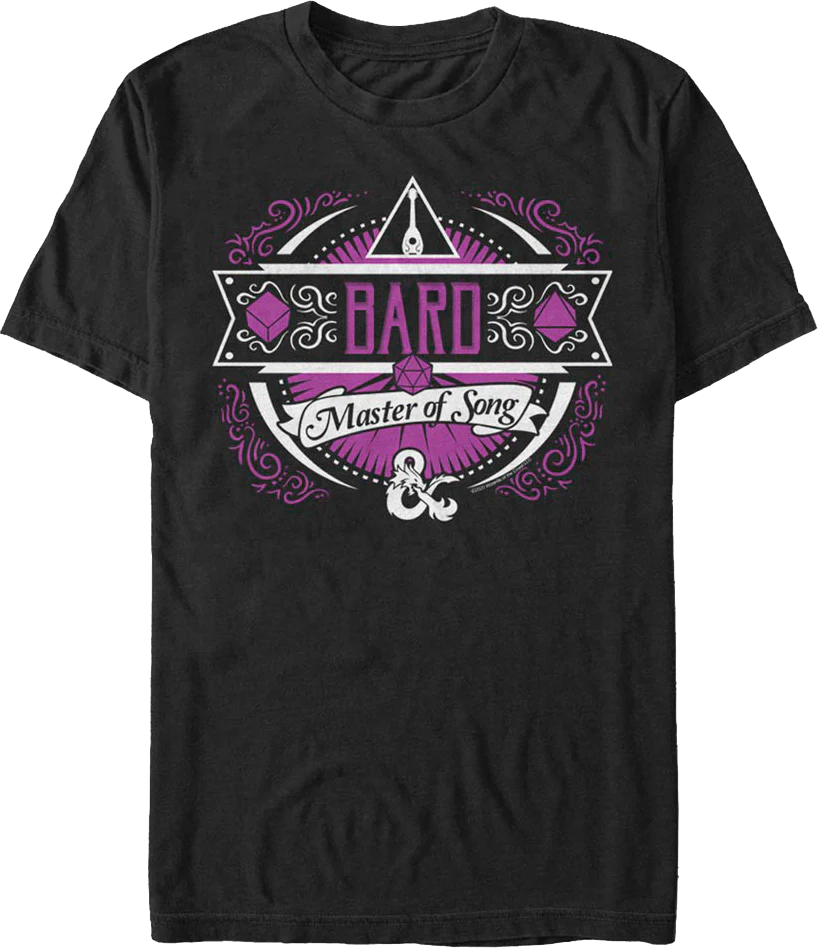 Bard Dungeons & Dragons T-Shirt