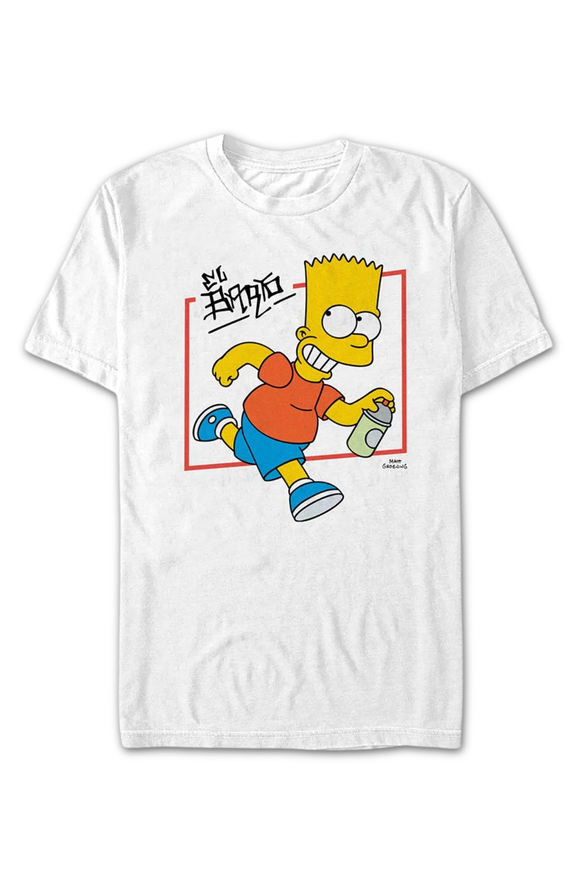 Bart Graffiti Simpsons T-Shirt - Image 2