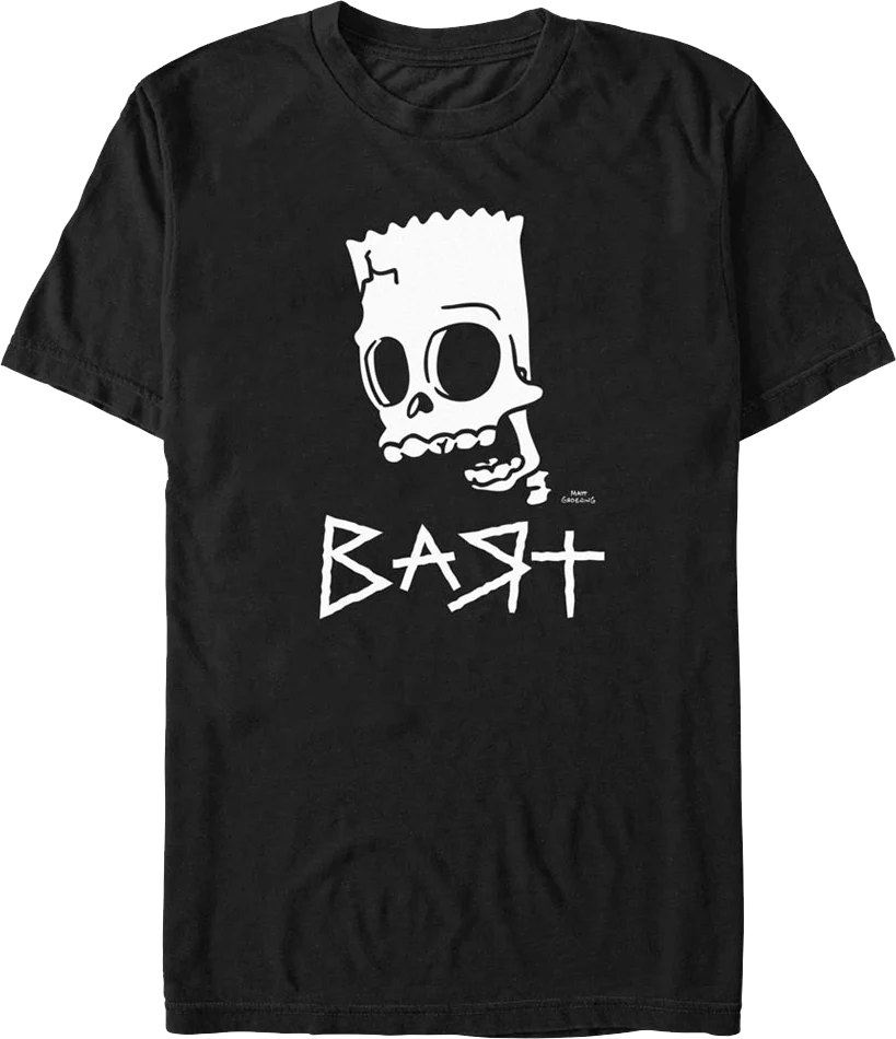 Bart Skull Simpsons T-Shirt