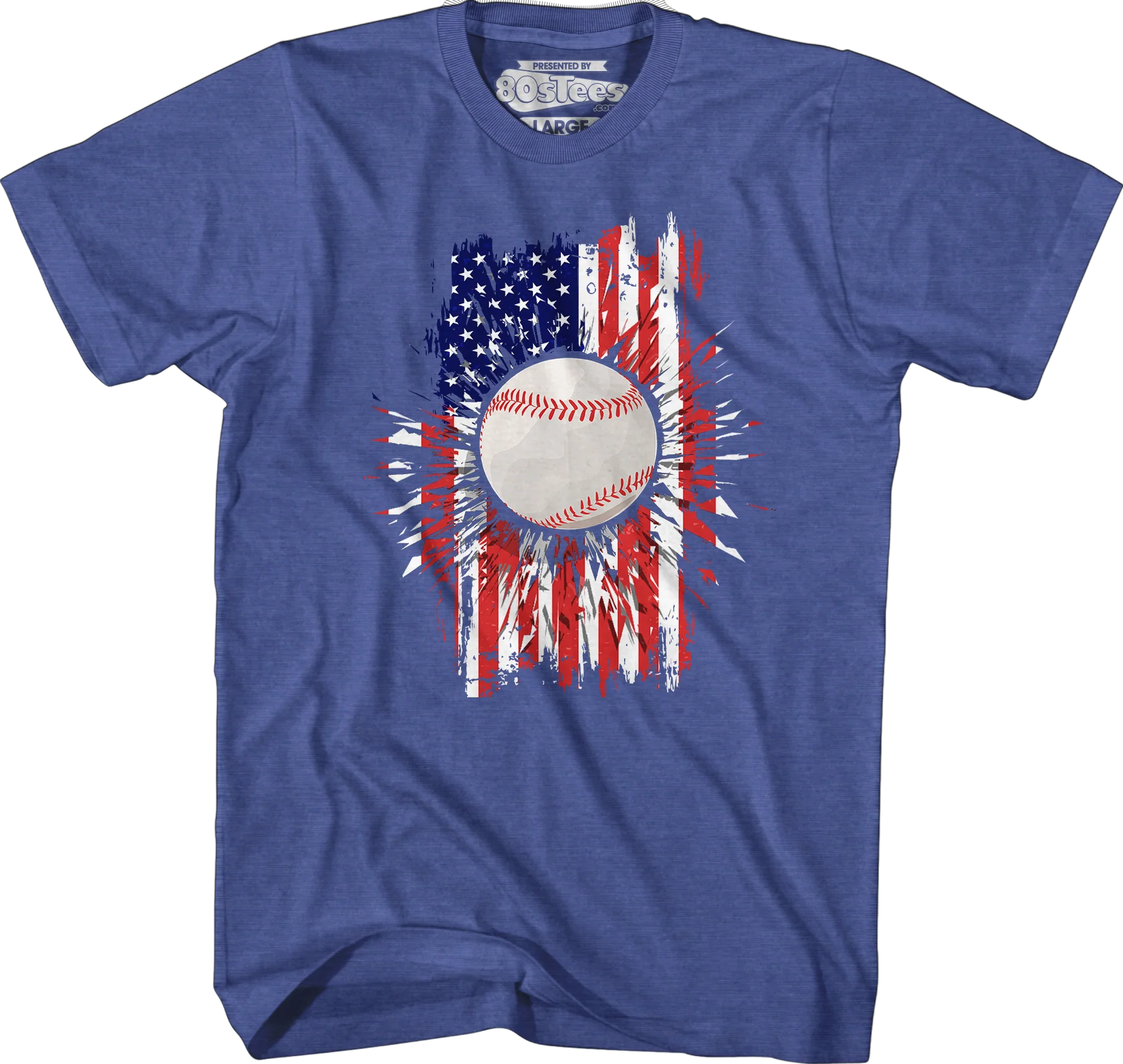 Baseball Flag T-Shirt - Image 4