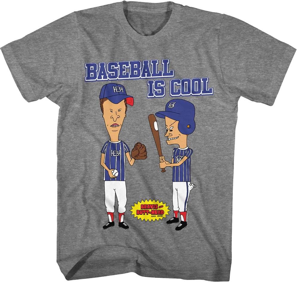 Baseball Is Cool Beavis And Butt-Head T-Shirt