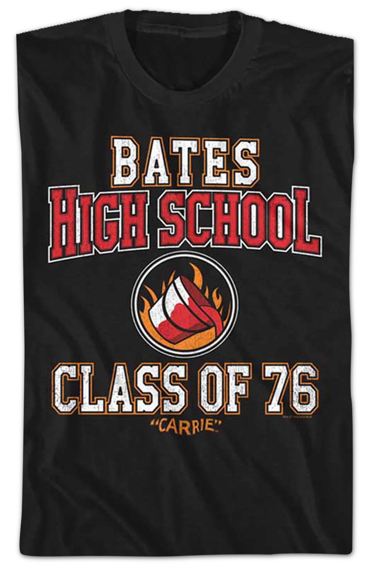 Bates High School Class Of 76 Carrie T-Shirt - Image 2