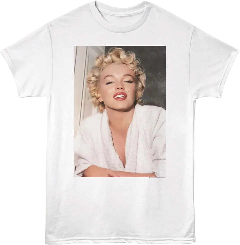 Bathrobe Photo Marilyn Monroe T-Shirt