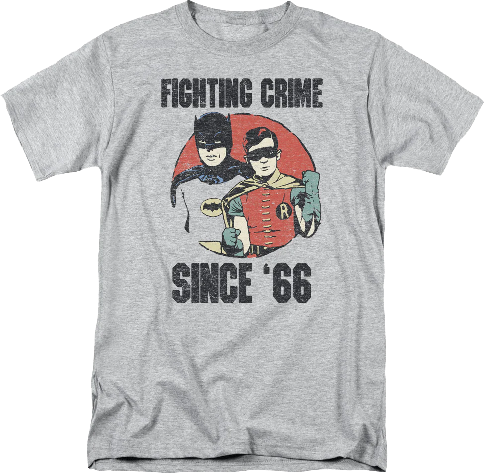 Batman And Robin Fighting Crime Since '66 DC Comics T-Shirt