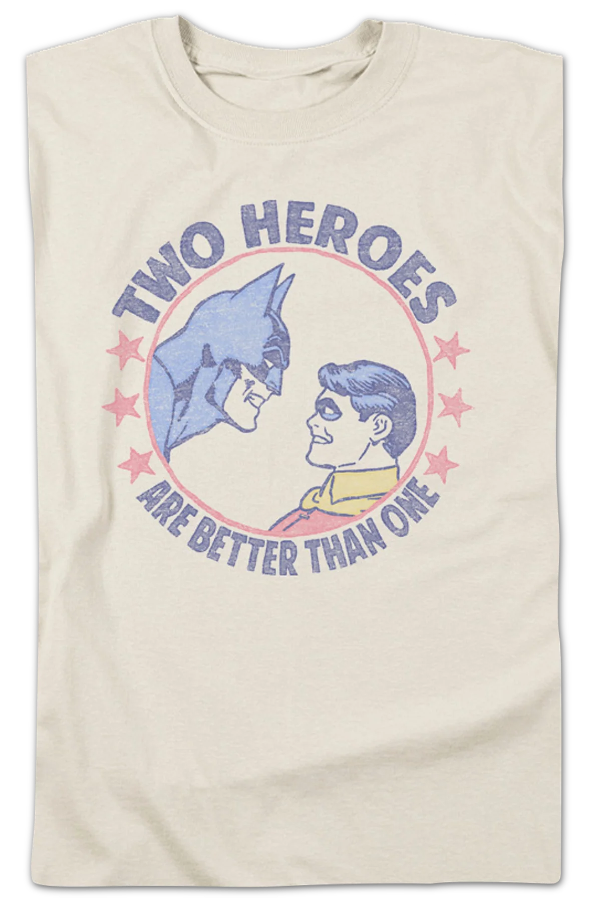 Batman And Robin Two Heroes Are Better Than One DC Comics T-Shirt - Image 2