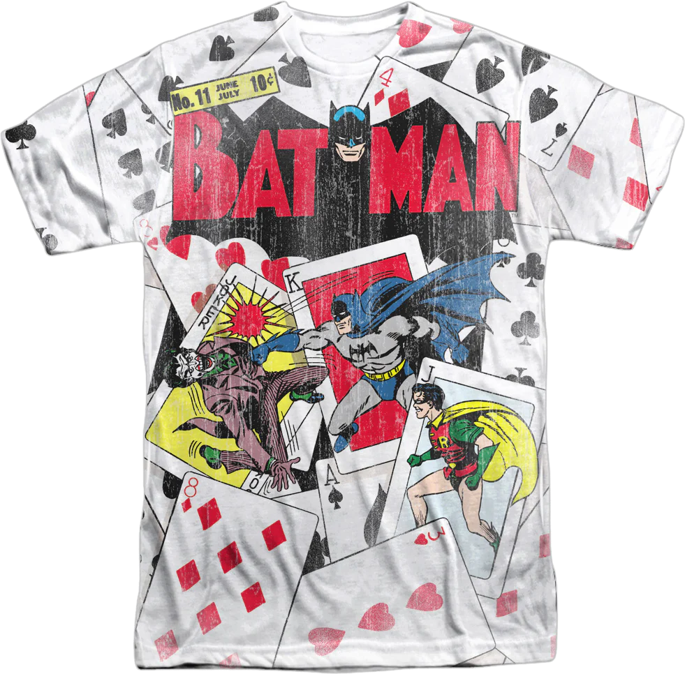 Batman Big Print The Joker's Advertising Campaign DC Comics T-Shirt