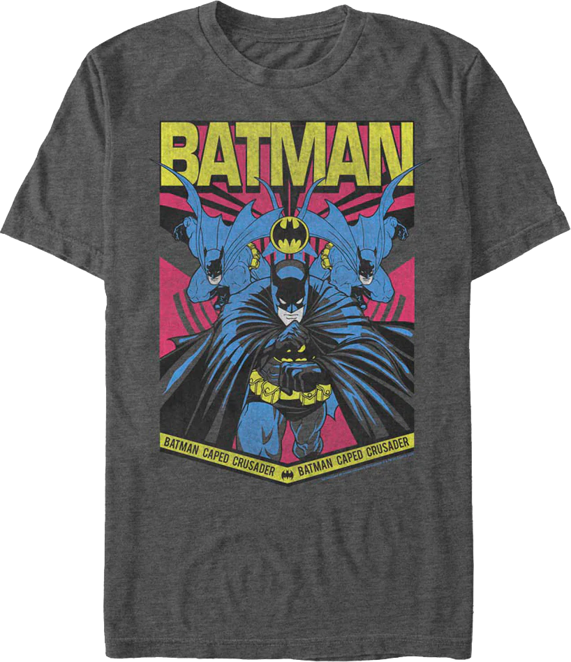 Batman Caped Crusader Collage DC Comics T-Shirt
