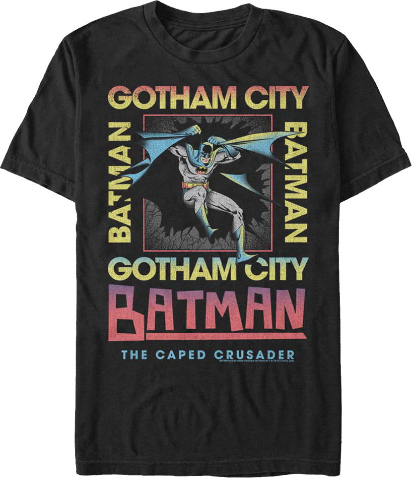 Batman Gotham City's Caped Crusader DC Comics T-Shirt