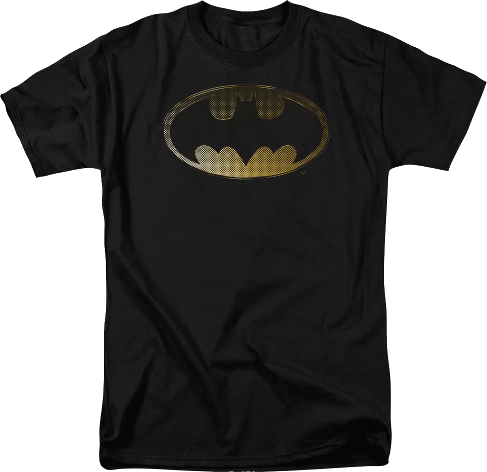 Batman Halftone Chest Logo DC Comics T-Shirt