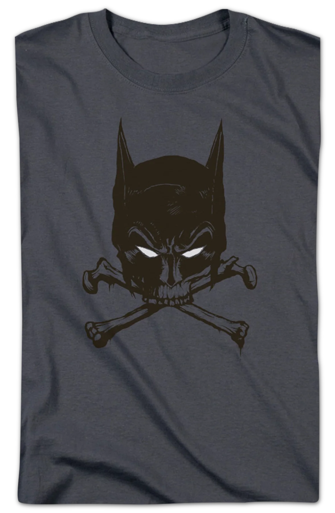 Batman Mask And Crossbones DC Comics T-Shirt - Image 2
