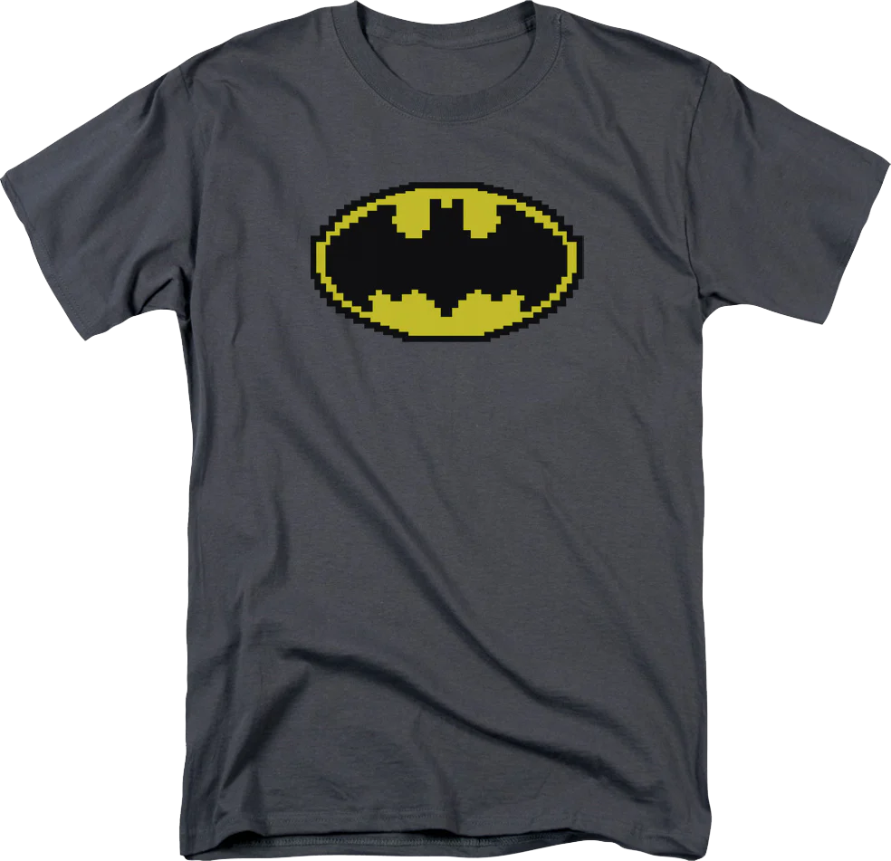 Batman Pixel Symbol DC Comics T-Shirt