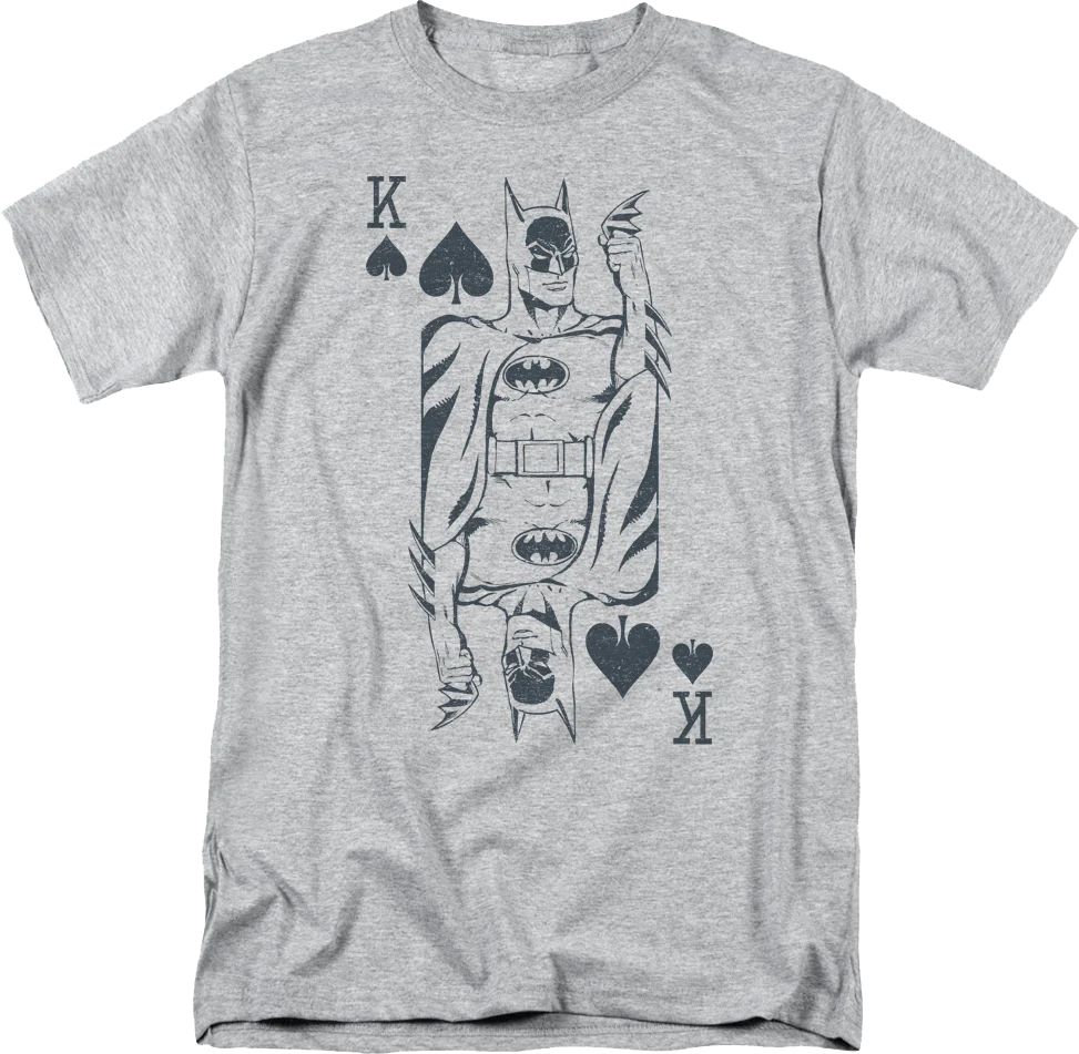Batman Playing Card DC Comics T-Shirt
