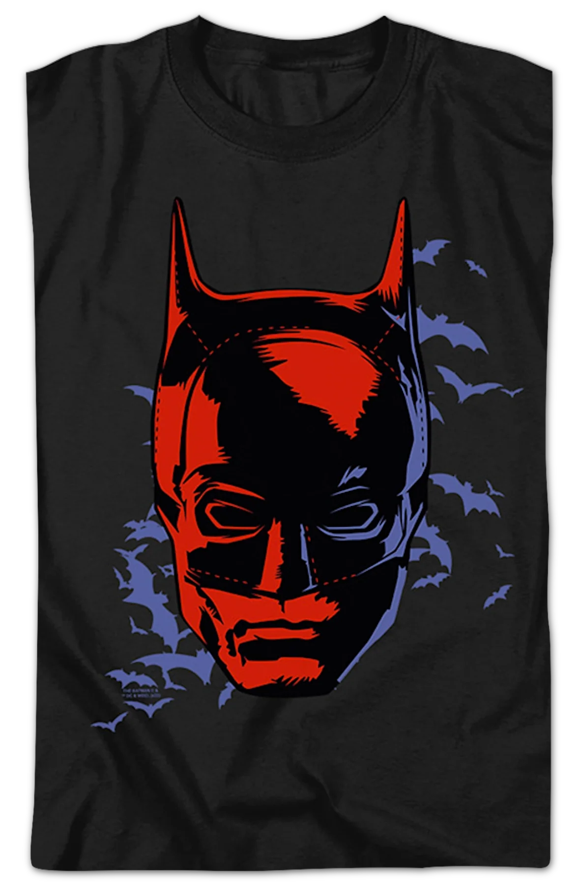 Batman Shadowed Mask DC Comics T-Shirt - Image 2