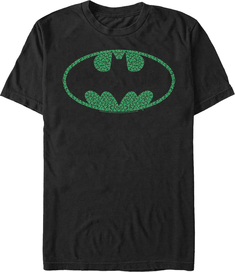 Batman Shamrock Bat Symbol DC Comics T-Shirt