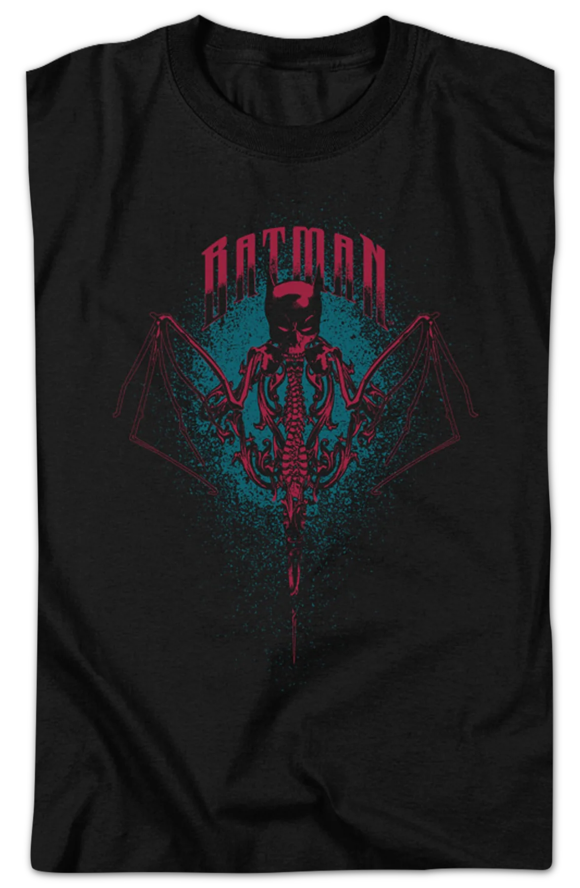 Batman Skeleton Logo DC Comics T-Shirt - Image 2