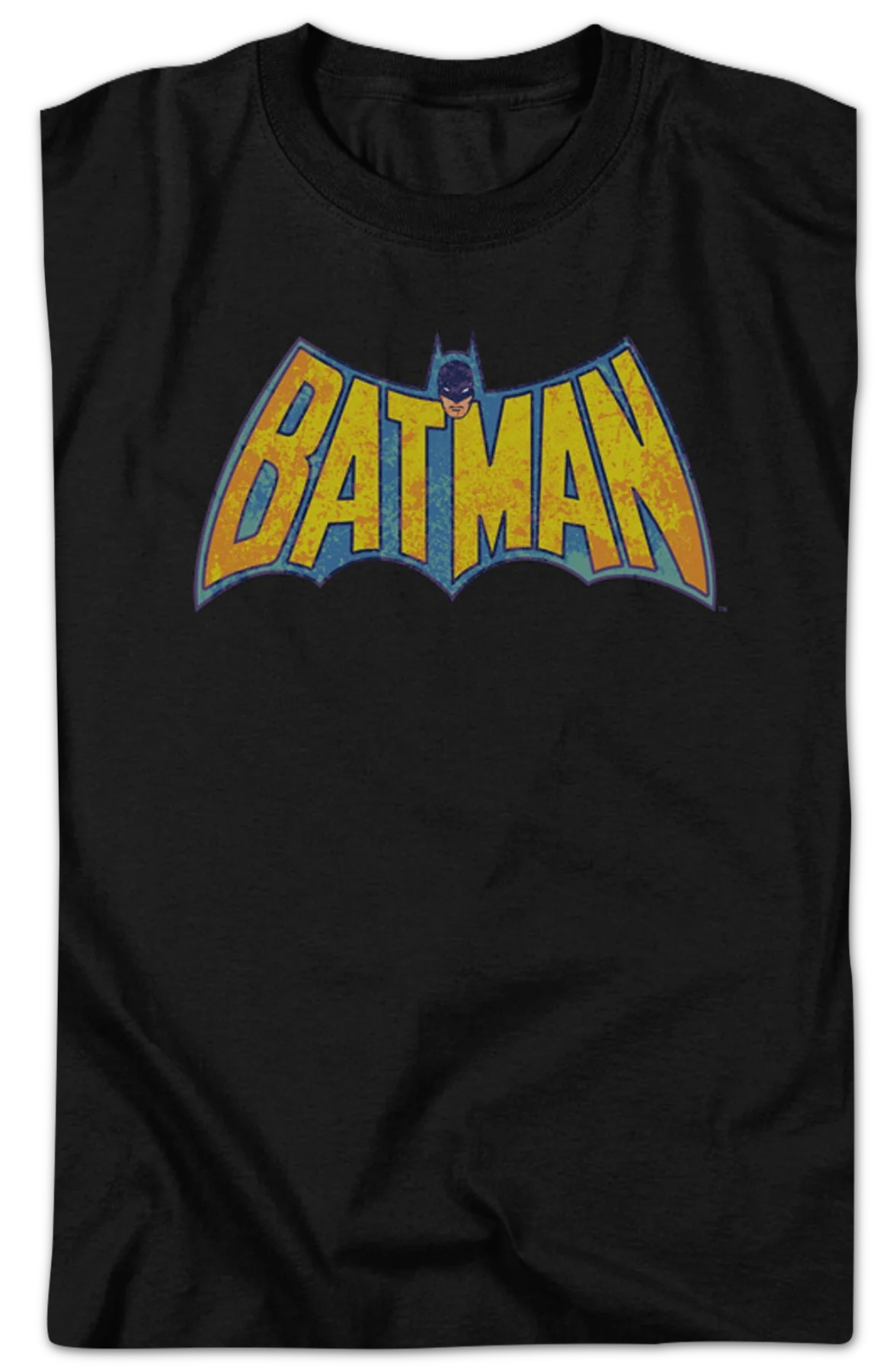 Batman Vintage Bat-Shaped Logo DC Comics T-Shirt - Image 2