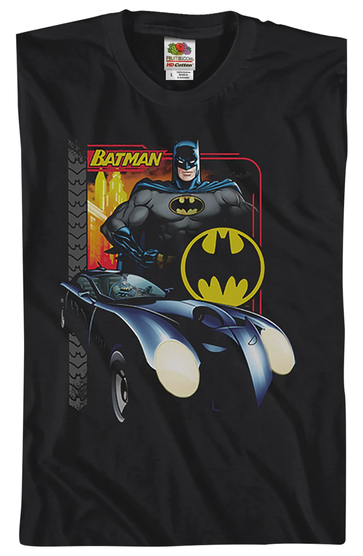 Batmobile Batman T-Shirt - Image 2