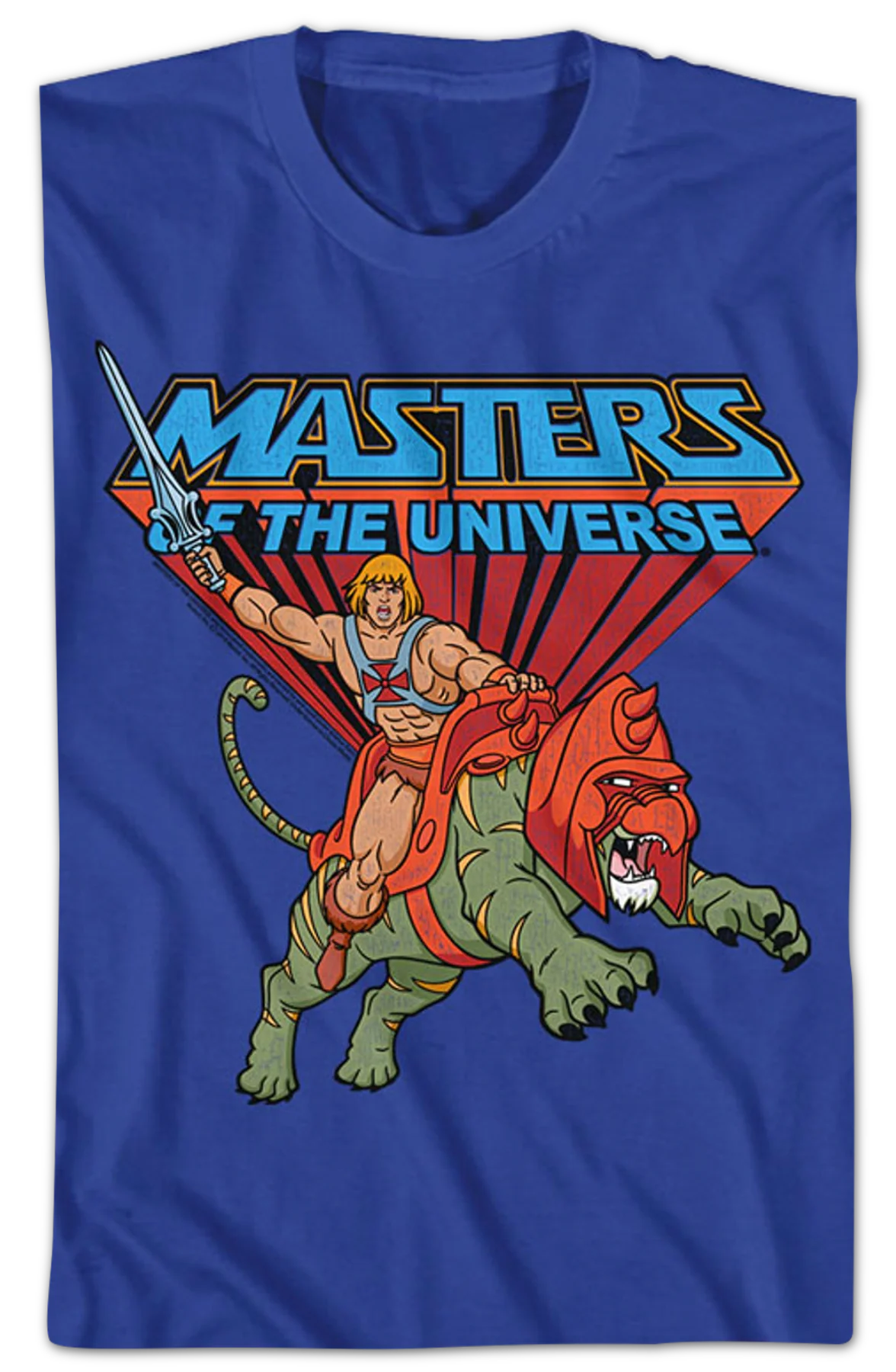 Battle Cat and He-Man Masters of the Universe T-Shirt - Image 2